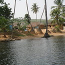 Village at Volta river, Ghana (by courtesy of Arne Homann)
