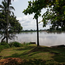 Ogooué river at Albert-Schweitzer Hospital, Lambarene, Gabon
